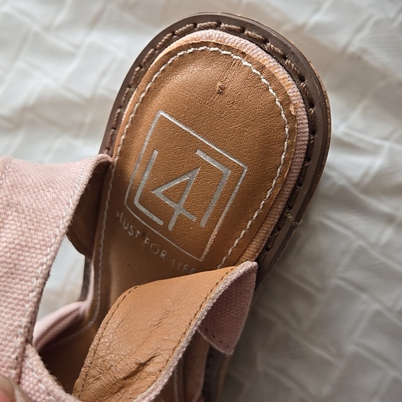 LFL By Lust For Life Elegant Pink Wedge Ankle Strap Sandals Summer Shoes - Picture 9 of 12